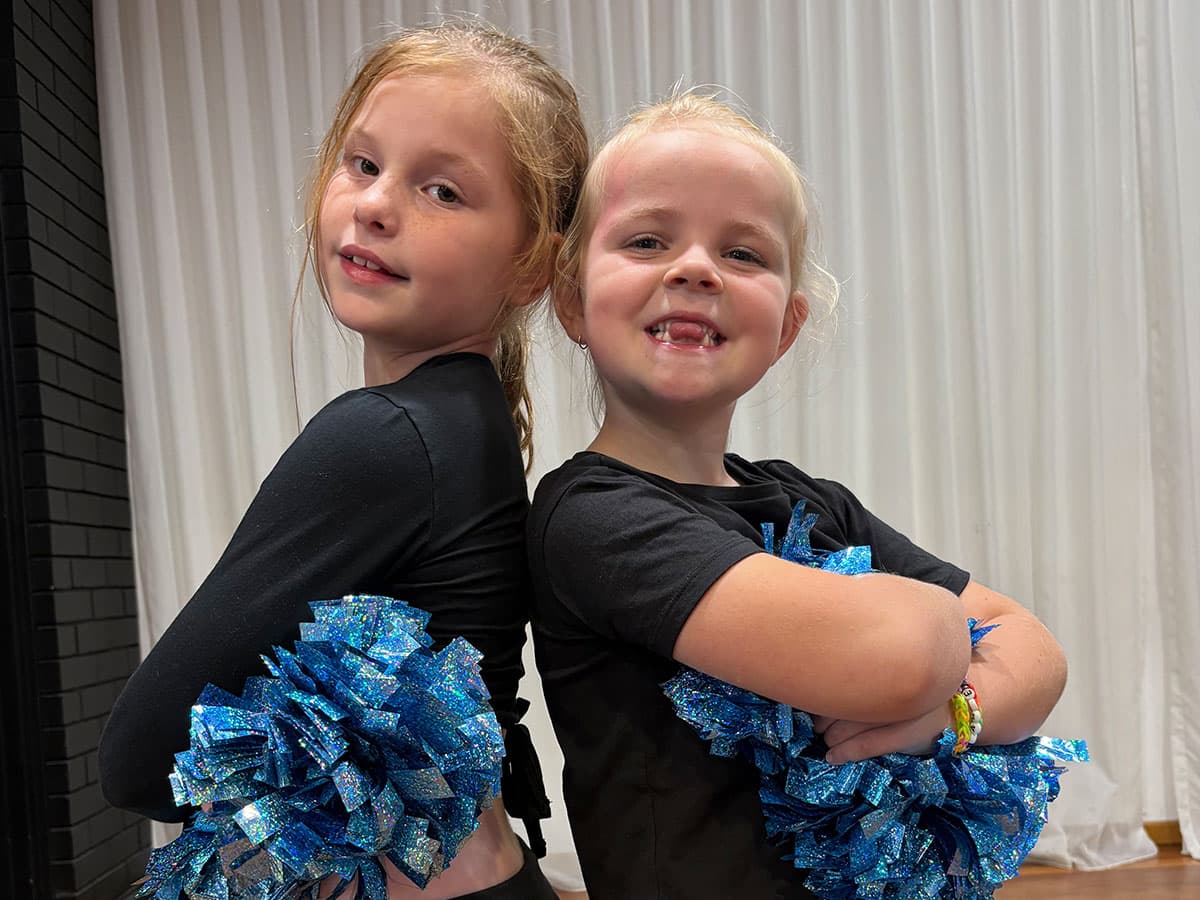 Kids enjoying dance class